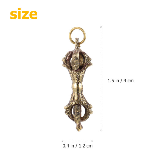 Pendentif Vajra Cuivre Pour Porte-Clés Collier DIY 1