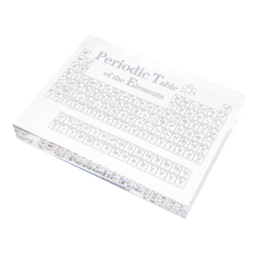 4Pièces Présentation Élément Périodique Transparent Durable
