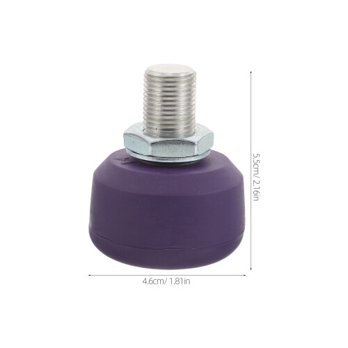 Roulette Caoutchouc Métal Stopper Réglable Coloré 1