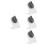 4Pièces Oreilles Flexibles Silicone Pour Entraînement Piercing 8