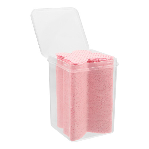 Lingettes Vernis Ongles Coton Rose Usage Domestique 2