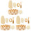 3Ensembles Kit Nettoyage Corps Et Pieds Exfoliants Multicolores 3