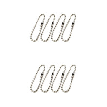 200Pièces Chaînes Argentées Ajustables Avec Connecteur Clasp