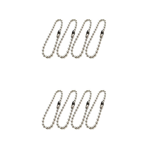 200Pièces Chaînes Argentées Ajustables Avec Connecteur Clasp
