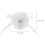 4Pièces Pompons Blancs Décoratifs Cloche Pour Rollers 10