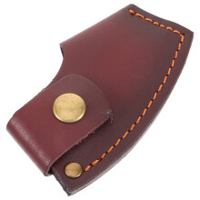 5Pièces Gainages Cuir Marron Pour Protection Portable