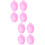 8Pièces Bol Ongles Rose Trou Suspendu Pour 6