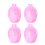 8Pièces Bol Ongles Rose Trou Suspendu Pour 1