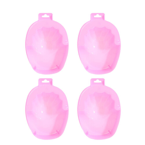8Pièces Bol Ongles Rose Trou Suspendu Pour