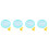 2Pcs Small Pet Hamster Running Wheel Sky-Blue Silent Exercise Toy 6