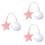3Pièces Mobile Étoile Pour Lit Bébé Décoration Suspendue Colorée 6