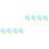 2Pcs Small Pet Hamster Running Wheel Sky-Blue Silent Exercise Toy 3