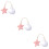 3Pièces Mobile Étoile Pour Lit Bébé Décoration Suspendue Colorée 9