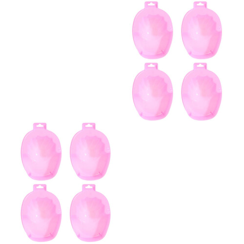 8Pièces Bol Ongles Rose Trou Suspendu Pour 2