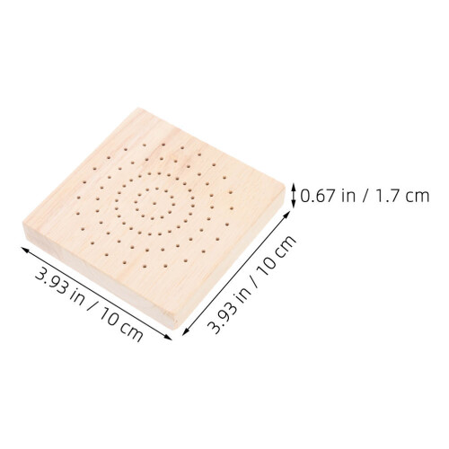 1Ensemble Socle Bois Beige Pour Modèles, Présentoir Facile À Fixer 2