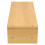 2Pcs Office Desk Organizer Computer Riser Storage Box Chocolate Wood 1