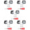 5Ensembles Plugs De PU Assortis Pour À Roulettes 10