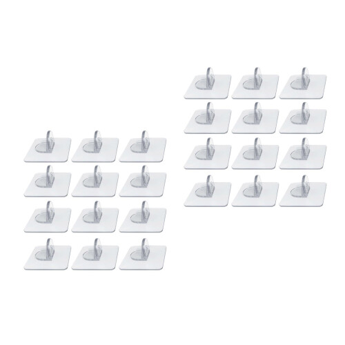 24Pièces Clips De Blancs Pour Étagères De 2