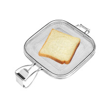 4Pièces Clip Cuisson Pain Sandwich Grill Barbecue Acier Inoxydable