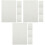 12Pièces Blanks Aluminium Sublimation Pour Affichage DIY Durable 5