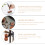 Support Violon Mural Bois Fer Caoutchouc Crochet Chic Durable 8