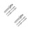 10Pièces Pointe Bâton De Tungstène Argent Remplaçable Stabilité 5