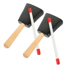3Ensembles Cowbells À Main Avec Confortable Jeu Musical