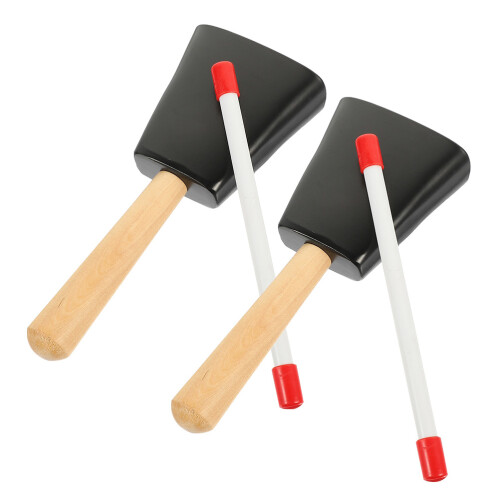 3Ensembles Cowbells À Main Avec Confortable Jeu Musical