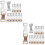 100Ensembles Boucles De Bandage Réutilisables Aluminium 8