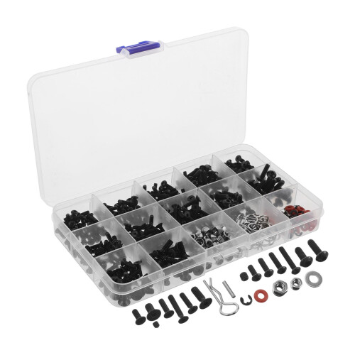 3Ensembles Coffret Vis Rc Réparation Polyvalent Compact Noir 2