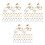 60Pièces Fixations Clips Pour Boucles D'oreilles DIY Argent Et Or 4