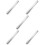 5Pièces Porte-Billets Aluminium Argenté Support Restaurant 10
