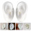 3Paires Oreilles De Simulation Blanches En Silicone Pour Enseignement 9