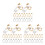60Pièces Fixations Clips Pour Boucles D'oreilles DIY Argent Et Or 7