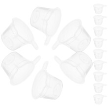 60Pièces Gobelets En Plastique Transparent Pour Mélanger Résine Époxy
