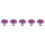 5Pièces Cadeau Violet Clip Chapeau Résistant 10