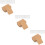 3Sets Creative Keychain and Necklace Display Cards with Sealing Bags 8