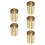 5Pièces Cache-Fin Rampe Escalier Métal Fixation Acier Inoxydable 10