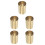 5Pièces Cache-Fin Rampe Escalier Métal Fixation Acier Inoxydable 4