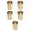 5Pièces Cache-Fin Rampe Escalier Métal Fixation Acier Inoxydable 7