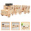 3Pièces Train En Bois DIY Jeux D’assemblage Créatifs Pour Enfants 10