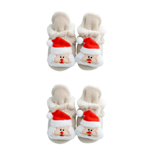 2Paires Chaussures Bébé Khaki Corail Et Adorables 1