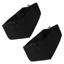 10Pcs Black Fabric Nursery Grow Bags for Efficient Plant Root Aeration