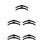 5Ensembles Bases De Pieds TV De Remplacement Stables En PP Noir 6