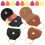 2Sets Portable Guitar Pick Storage Bag Durable PU Material Keychain 2