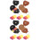 2Sets Portable Guitar Pick Storage Bag Durable PU Material Keychain 6