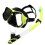2Sets Practical Snorkeling Device Set Silicone Mask Snorkel for Adults 1