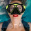 2Sets Practical Snorkeling Device Set Silicone Mask Snorkel for Adults 10