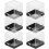 18Pcs Transparent Plastic Mineral Specimen Storage Boxes for Home Use 1