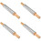 4Pcs Smooth Surface Rolling Pins for Baking Pastry Dough and Dumplings 7